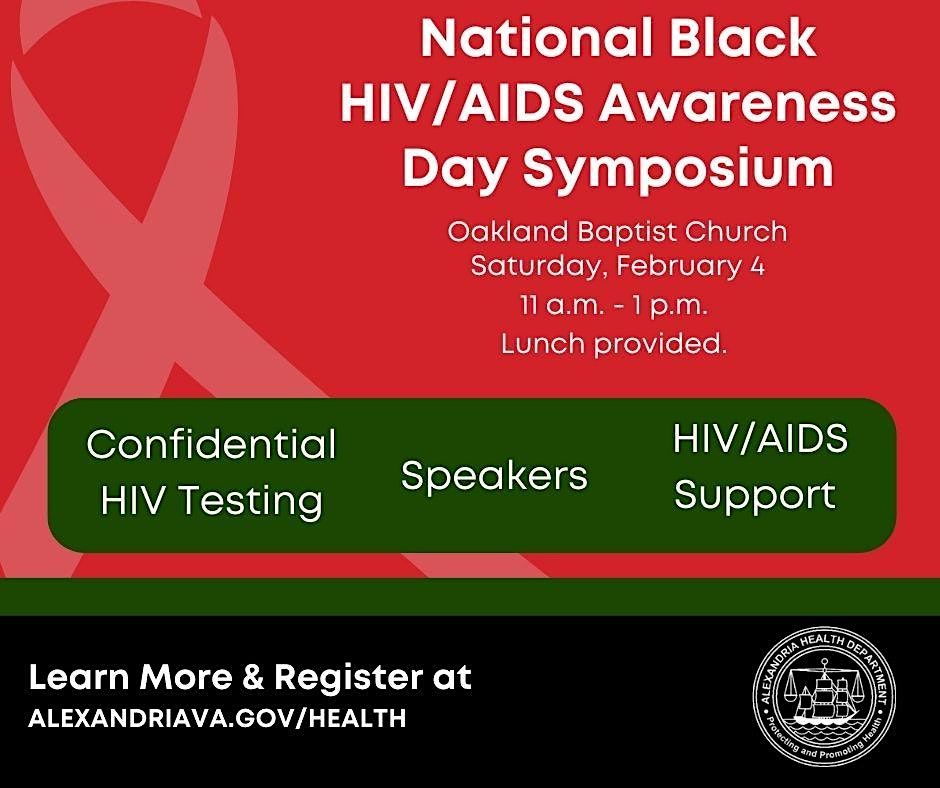 National Black HIV/AIDS Awareness Live Webinar flyer