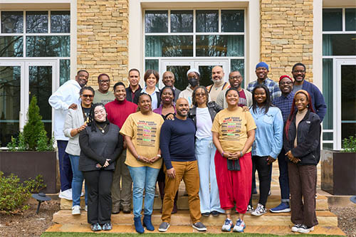 group photo at conference